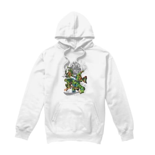 Sweat à Capuche TMNT Shredder and Turtles Comic Mixte en Coton - 4