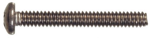Hillman No. 1/4-20 in. x 2-1/2 in. L Phillips Flat Head Stainless Steel Machine Screws 50 pk
