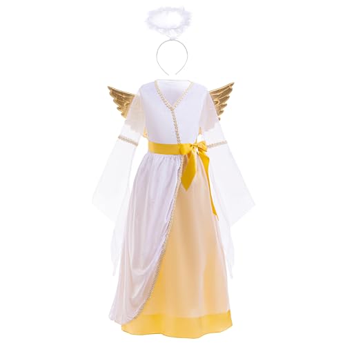 Disfraz de Ángel Blanco para Niñas Talla 10-12 miniatura 2