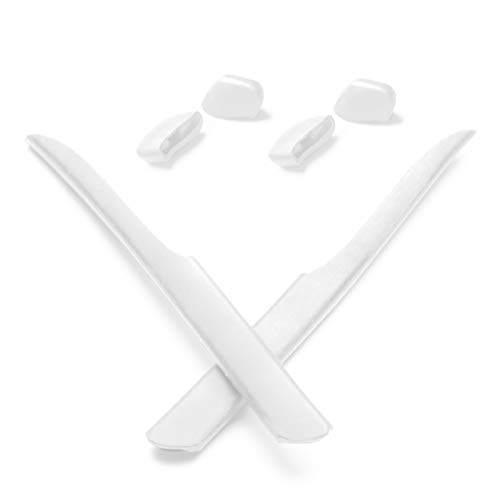 Mryok イヤーソック&ノーズパッド 対応Oakley Fast Jacket XL OO9156 ホワイ