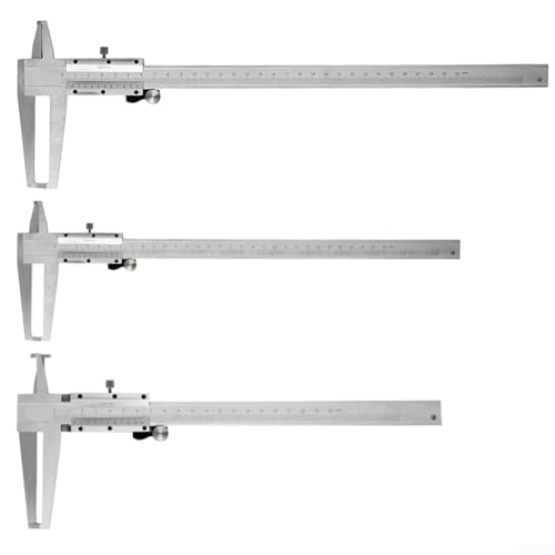 Shophubio Pied à coulisse intérieur de précision en acier inoxydable avec vernier à double rainure, outil de mesure interne pour l'usinage, le travail du bois et le travail des métaux (9-150 mm)