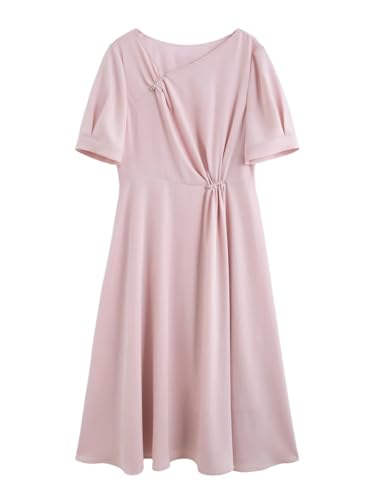 Women's Summer Black Dress Waist Slimming Fit Y2K Office Casual