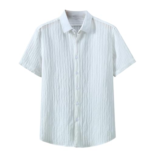 Chemise été homme fluide respirante et décontractée en coton