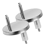SOPOTUTU 2pares Tornillos Fijación Asiento Inodoro Plástico Con Tacos Goma Expansión Kit Accesorios Baño Repuestos Tapadera Wc Resistente Desgaste Instalación Segura