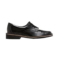 Harrisons Kid's Indy Senior School Shoe, Black Hi-Shine, 7