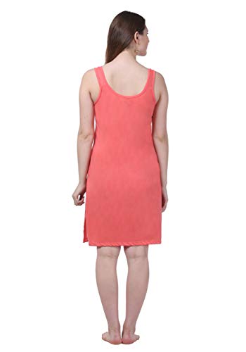 Image of Splash Cotton Rich Camisole Slip for Women| Long Kurti Slip /Suit Slip /Camisole Slip Knee Length - 139