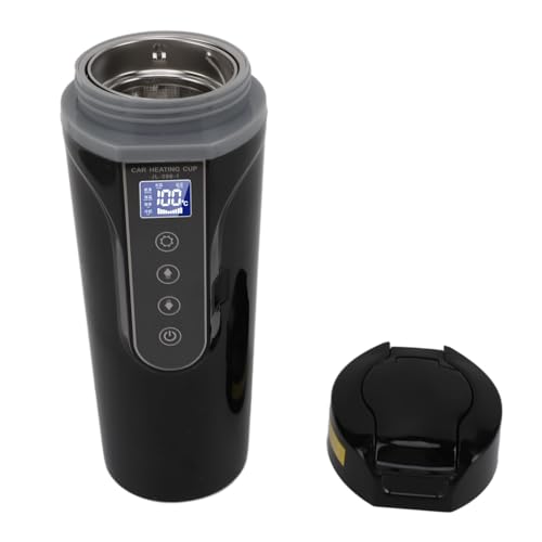 Tetera eléctrica portátil para auto 500ml negro miniatura 2