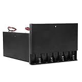 FOXTIP 8 AA Battery Holder ,12V Battery Holder Case Box with Switch Wired ON/Off and Wire and Cover,Total 2 Pcs