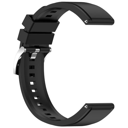 Correa de silicona compatible con Huawei Watch GT 6 46mm negra miniatura 4