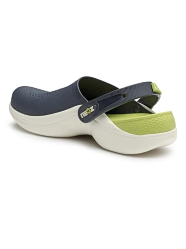 Image of URJO Italia Meta Men's & Boys' Casual Clogs /Sandals | Soft Sole, Waterproof & Lightweight | Comfortable, Extra Soft & Stylish with Adjustable Back Strap | Indoor & Outdoor Everyday Wear (URJO by Neoz)