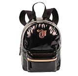 Mini Mochila Capricho - Preto com Detalhes Dourados