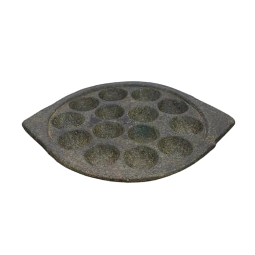 Paniyaram Pan: Perfect for Appe, Paddu, Unniyappa & More- Seasoned 14 Pits Kuzhi Paniyaram Pan Buy Online!