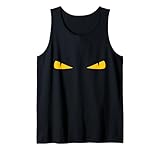 Camiseta Scary Cat Yellow Eyes Camiseta sin Mangas