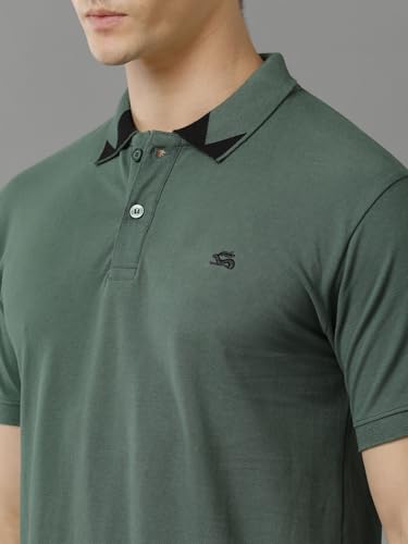 Image of ADRO Mens Polo T Shirt -100% Cotton Polo Tshirt for Men | Solid Polo T-Shirt Regular fit