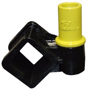 U-Bolt Fork / 5? Height Extension, Single - ZACKLIFT - Engineered for Heavy Duty Industrial Applications in Towing, Rigging, winching, and Hauling - HIGH Strength Steel Casting