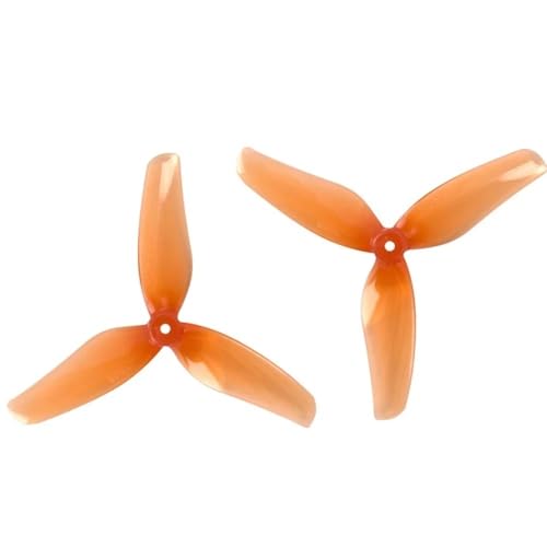 Hélices pour drone FPV 2 pouces 2009 lot de 8 pièces orange pour moteur RC