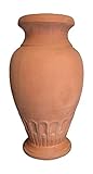  GIARA ANFORA IN TERRACOTTA GALESTRO, FATTA A MANO; ALTEZZA CM. 55, DIAMETRO PANCIA CM. 30 ARREDO CASA GIARDINO VASO IN COTTO RESISTENTE AL GELO MADE IN ITALY