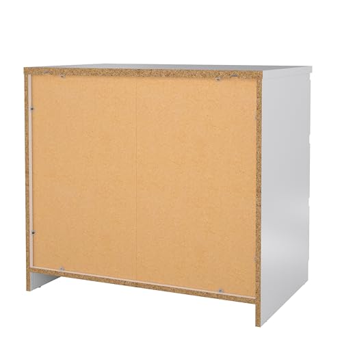 Tvilum Scottsdale 3 Drawer Chest in White High Gloss