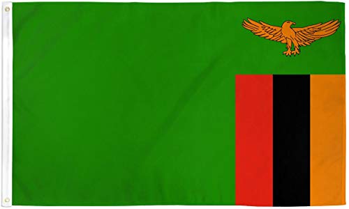 Zambia Flag 3x5ft Poly - INTERNATIONAL FLAGS