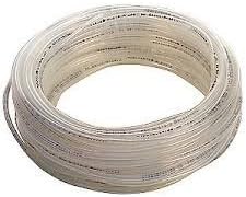 PneumaticPlus 1/4 inch Tubing 100 ft Roll (Black) Polyurethane for Air Compressor/Garden, WOG Water Oil Gas