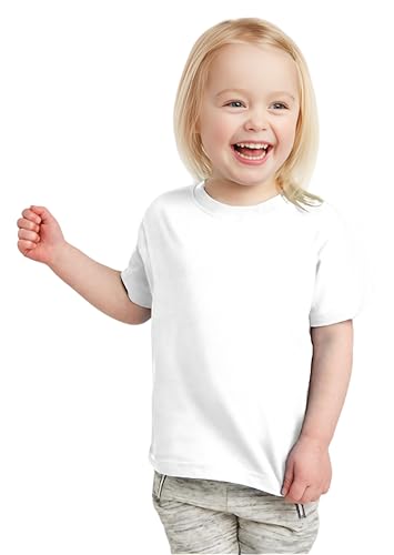 Image of Kids Premium Pure Cotton biowash t-Shirt | Super Soft Anti-Pilling & Breathable Kids Wear Round Neck Half Sleeves Multi-Color Soft Summer Tees for Girls Pack of 1