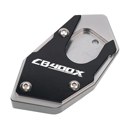 Plaque de support CB400X : évitez la chute de votre moto sur sol meuble