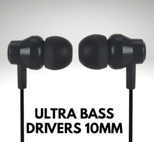 Image of Signature Wireless Neckband Earphones, Bluetooth in-Ear Headphones with Magnetic Buds, Black