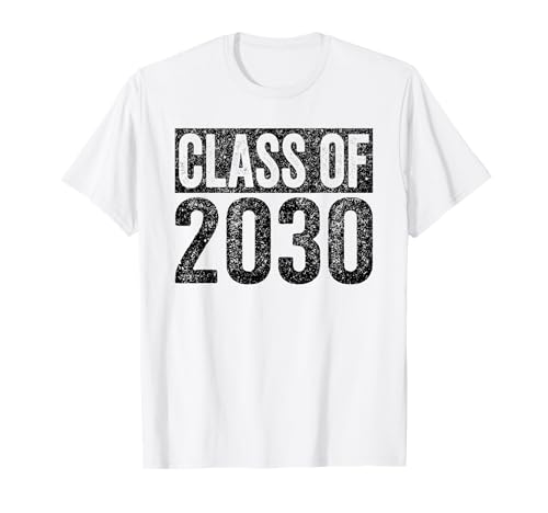 Class Of 2030 Graduate Shirts for Seniors 2030 Graduation Maglietta