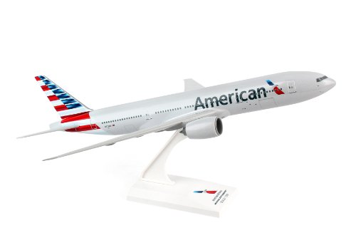 Daron Skymarks SKR747 American 777-200 New Livery Model Kit 1/200 Scale , White
