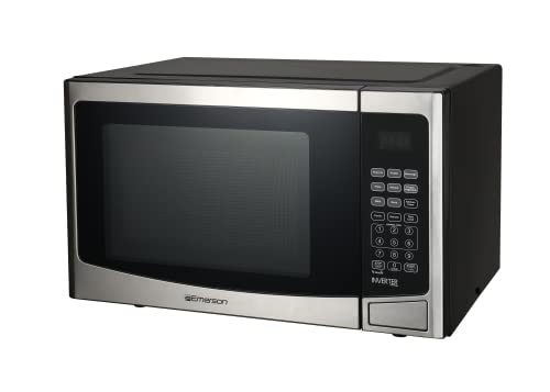 Emerson Radio Mwi1212Ss 1.2 Cu. Ft. 1000W Microwave Oven With Inverter Technology Stainless Steel Countertop/Built-In Design For Easy And Efficient Cooking #TOP1