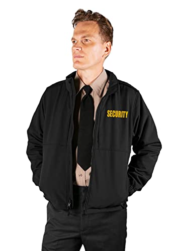 RYNO GEAR Tactical Security Soft Shell Jacket (Gold Security ID