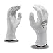 Cordova 3712XS Mirage White 13-Gauge HPPE Shell Gloves, White Polyurethane Coating, ANSI Cut Level A2, X-Small