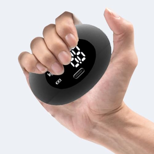 Dinamómetro de mano electrónico de 396 libras y ejercitador de dedos USB 5