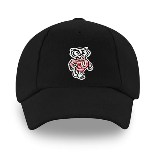 Wisconsin Badgers Toddler Unisex Baseball Cap Black - 12-24 Months