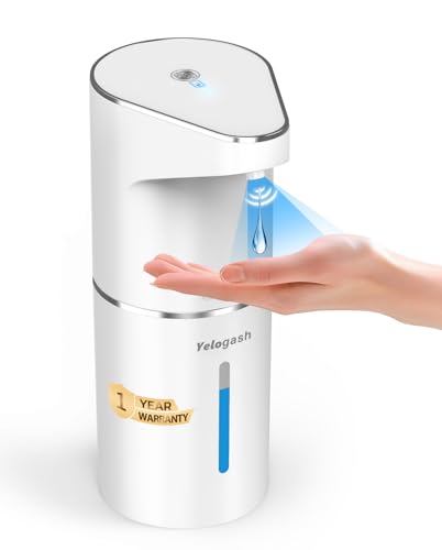 Image of Automatic Soap Dispenser, Sensor Hand Wash Dispenser with 3-Speed Adjustable Foaming Handwash Dispenser, 1200mAh Battery with Auto-Clean, Touchless for Home Bathroom, Office, Kitchen(Liquid)