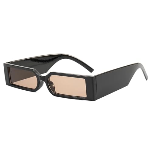 Lunettes de soleil rectangulaires pour homme avec verres vintage protection UV400