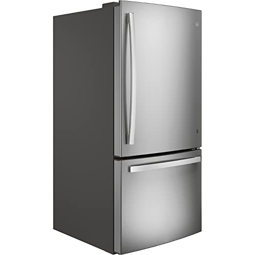 Ge GDE25EYKFS 24.8 Cu. Ft. Bottom Freezer Refrigerator In Fingerprint Resistant Stainless Steel Standard Depth Energy Star thumb #4