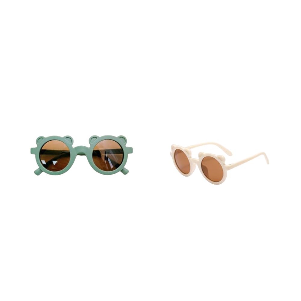 1~4 Uds gafas de sol redondas de moda para niños gafas de sol clásicas lindas para niñas y niños gafas de protección UV400