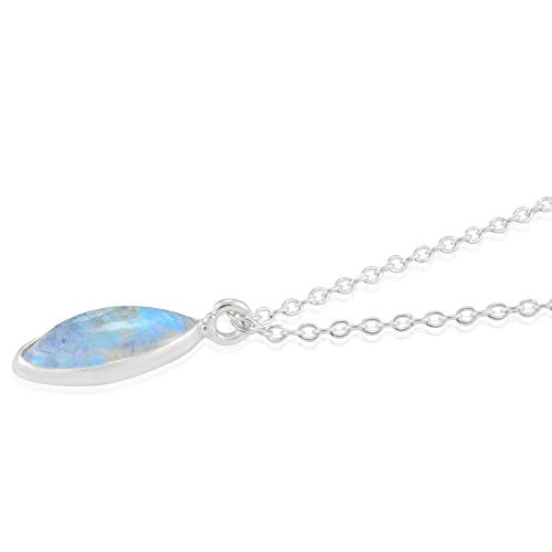 Collier en calcédoine aquamarine, une gemme fine sertie sur un bijou de haute qualité pour femme