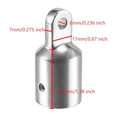 Matériel de montage supérieur tube 32mm pour installer votre bimini et naviguer serein