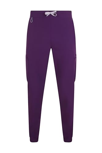Pantalon pyjama purestretch élastique et souple couleur prune M