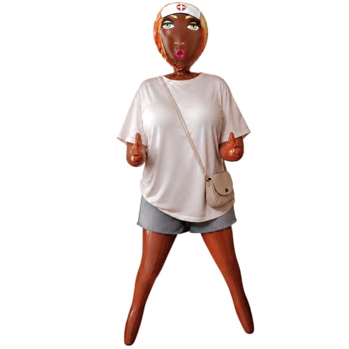 Inflatable Party Display Figure with Sash 59 Inch Funny Inflatable Prop for Bachelor Parties & Celebrations Decorative Event Figure for Photo Areas