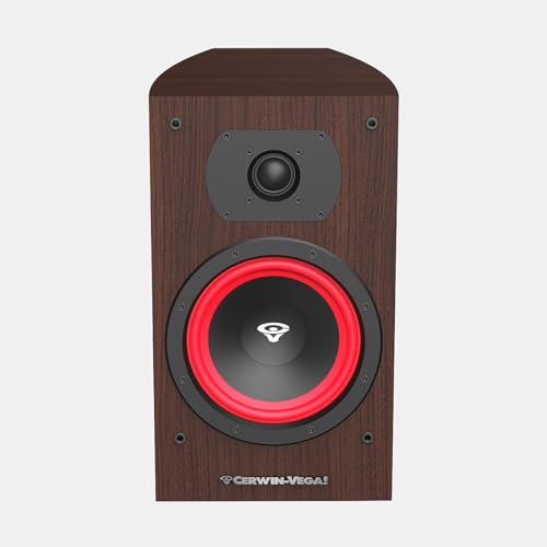 Image of CERWIN-VEGA! Home Audio LA165 6.5 inch 150 Watts 2-Way Bookshelf Speakers Color Expresso