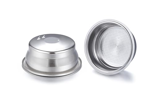 Pressurized filter basket compatible with Breville sage BES870/875/880/878/890/810 Barista Infuser bambino plus BES 500 Two Cup Dual Wall Filter 54mm coffee machine replacement accessories