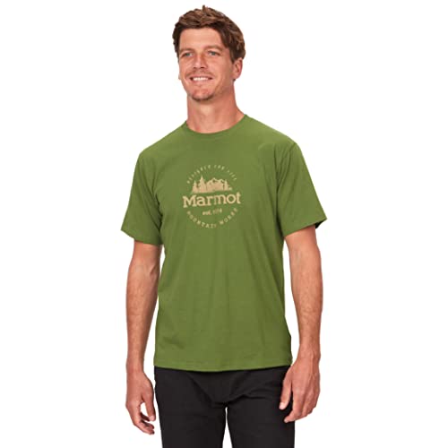 Marmot Logo T-shirt Homme léger contre la chaleur en été