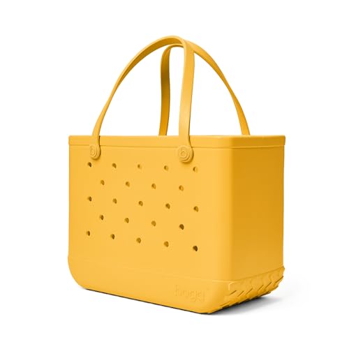 BOGG BAG Original Large Tote 19 x 14 x 9 Durable Washable Tip-proof Beach Pool Boat Work Sports (Yellow-there)