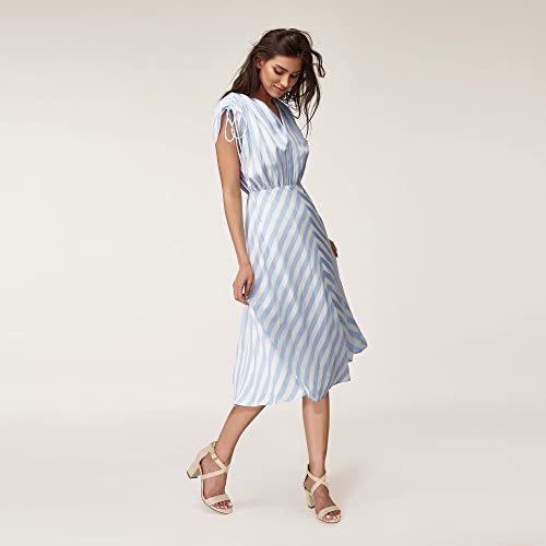 Idifu Women's In3 Grace Strappy Block Heels Sandals Comfy Open Toe Chunky Dress Wedding Shoes With Adjustable Cross Strap (9, Nude Suede) #TOP5