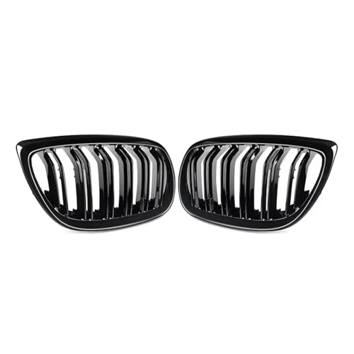 Grille de calandre double ligne noir brillant pour BMW E92 E93 M3 2007-2010