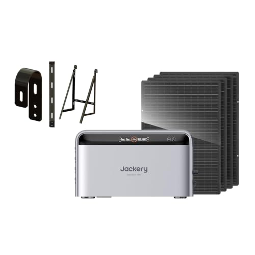 Jackery SolarVault 3 Pro Balkonkraftwerk mit Speicher, 4×245W Solarpanels mit Halterung, Plug & Play