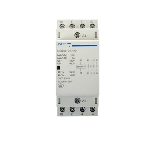 Contrôleur triphasé H8 4 pôles haute tension 500V avec contacts mixtes 2NO 2NC